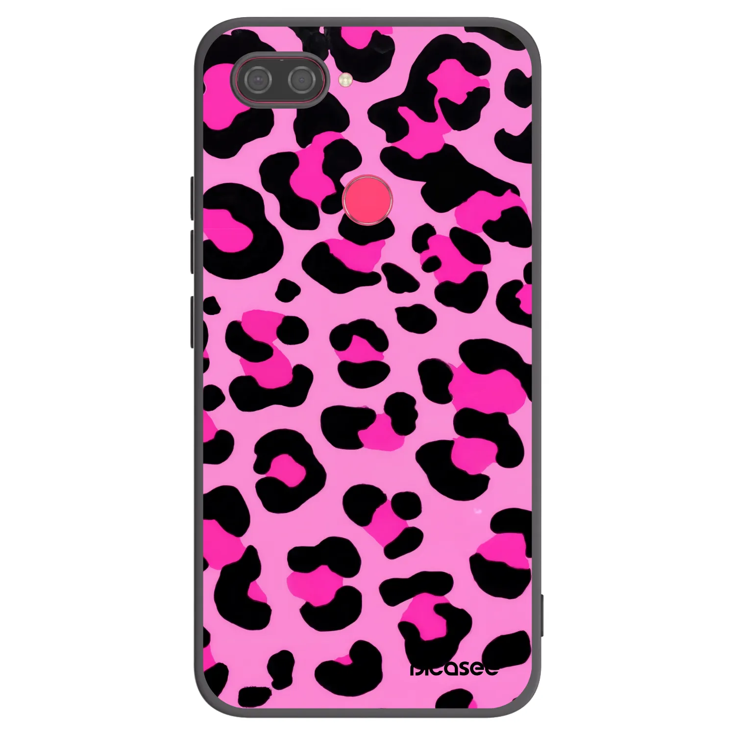 Picasee silikonski črni ovitek za Xiaomi Mi 8 Lite - Pink Tiger