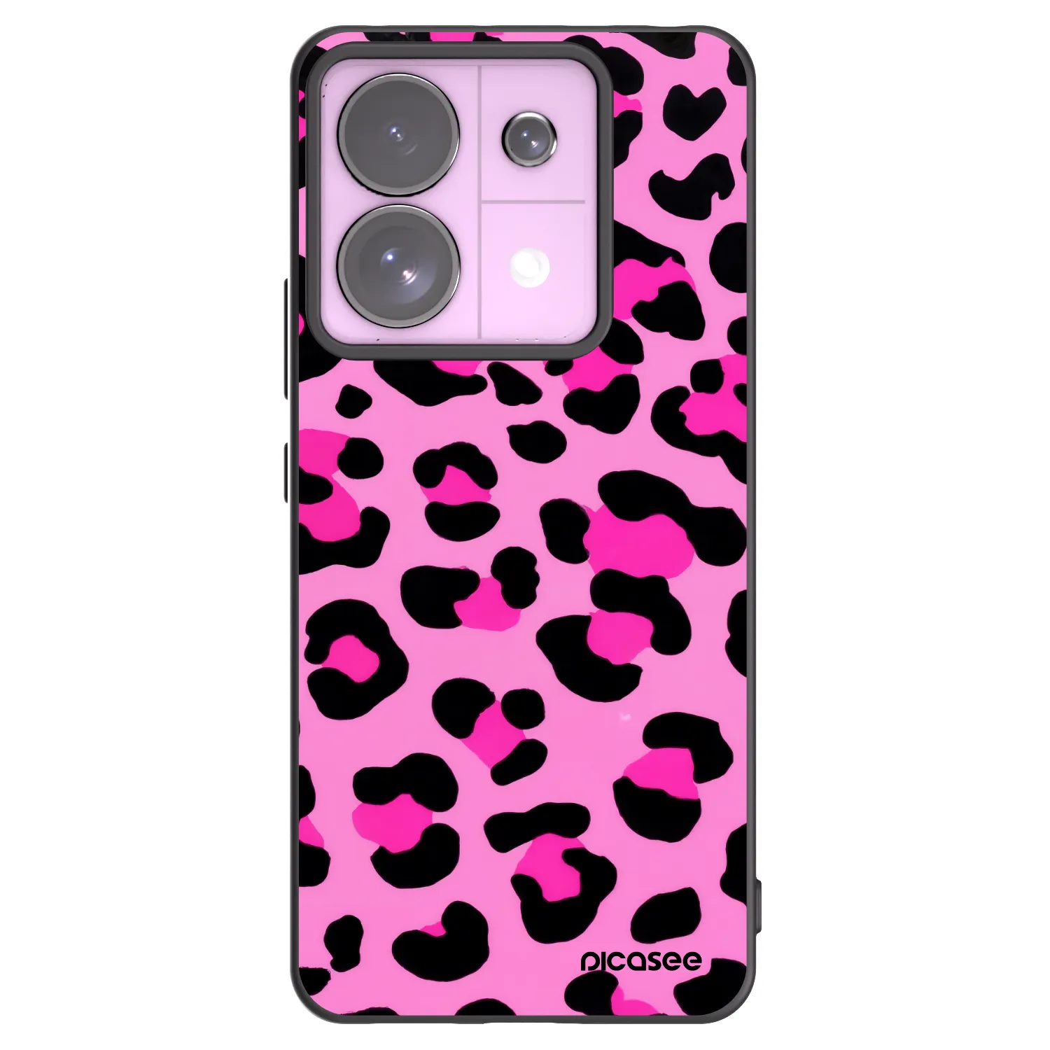 Picasee silikonski črni ovitek za Xiaomi Redmi Note 13 Pro 5G - Pink Tiger
