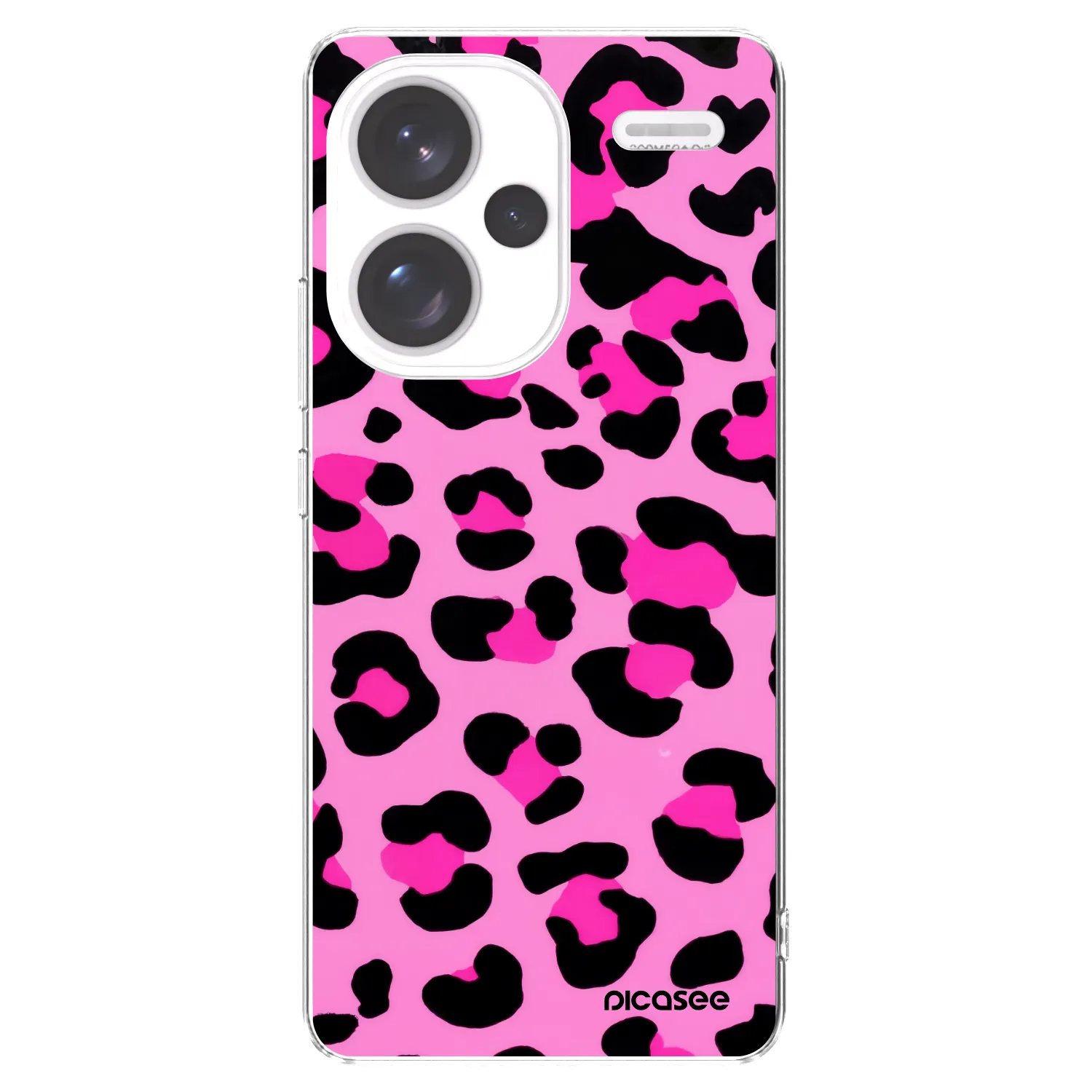 Picasee silikonski prozorni ovitek za Xiaomi Redmi Note 13 Pro+ 5G - Pink Tiger