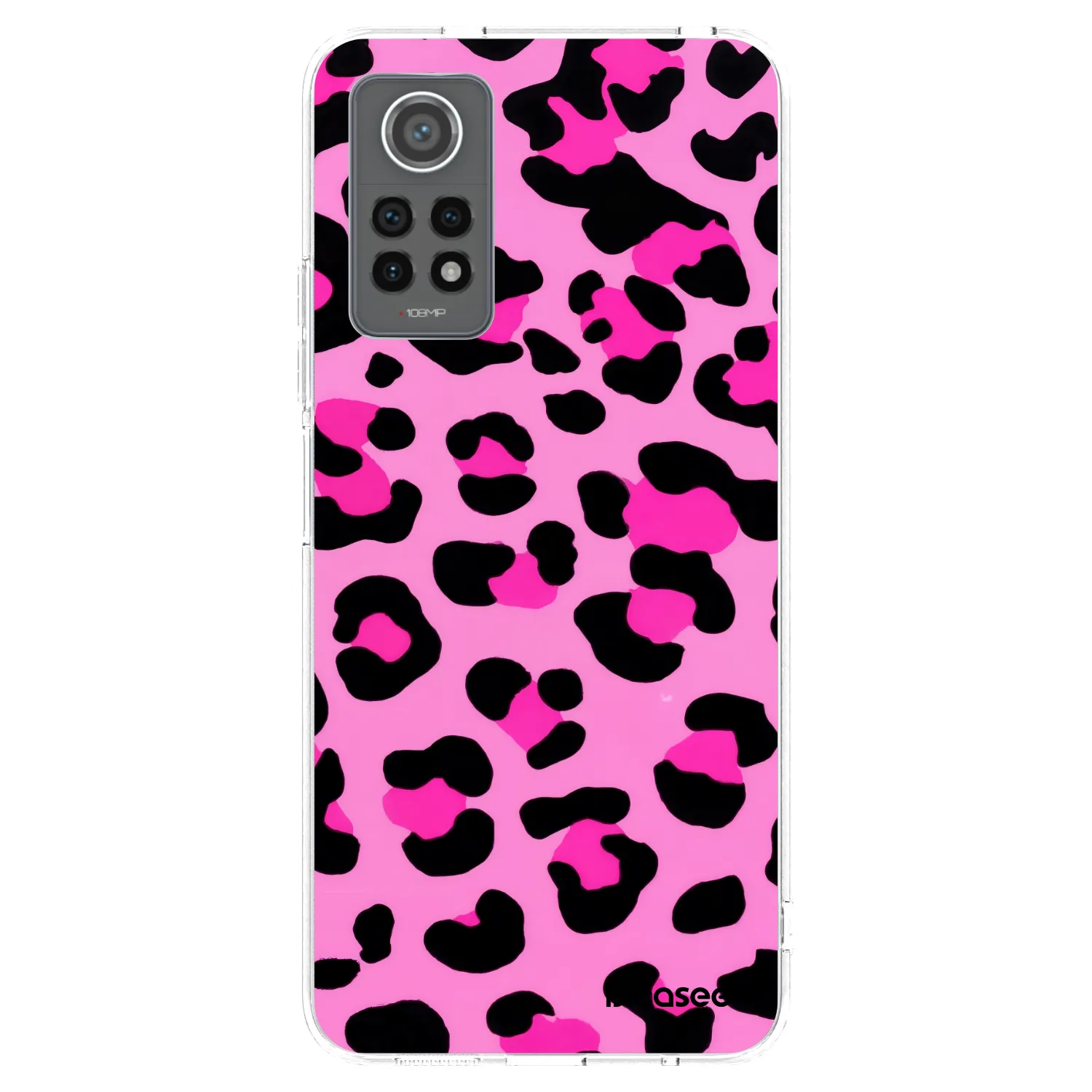 Picasee silikonski prozorni ovitek za Xiaomi Redmi Note 12 Pro 4G - Pink Tiger