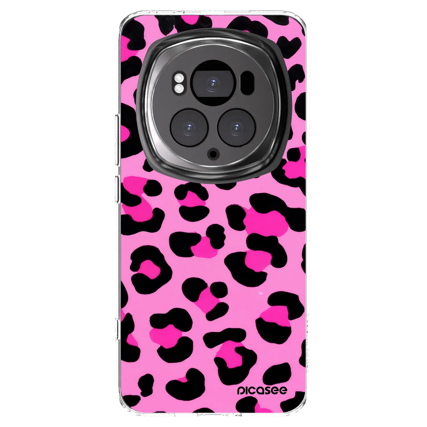 Picasee silikonski prozorni ovitek za Honor Magic6 Pro - Pink Tiger