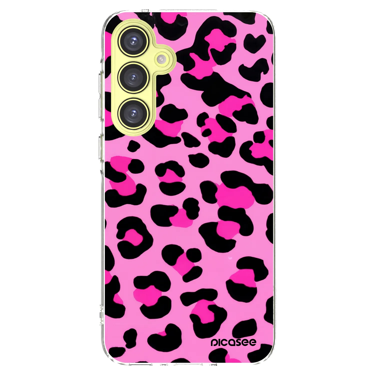 Picasee silikonski prozorni ovitek za Samsung Galaxy A35 5G A356B - Pink Tiger