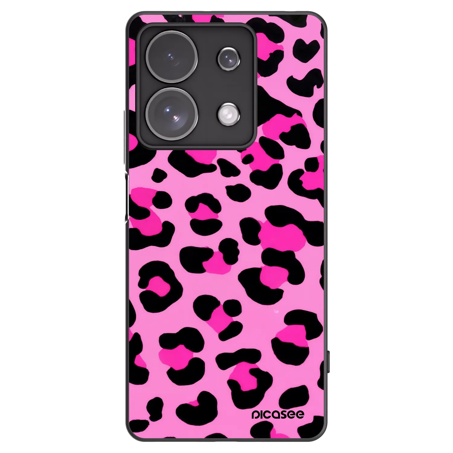 Picasee silikonski črni ovitek za Xiaomi Redmi Note 13 Pro 4G - Pink Tiger
