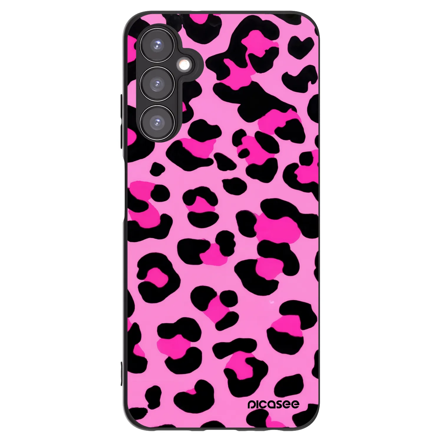 Picasee silikonski črni ovitek za Samsung Galaxy A05s A057G - Pink Tiger