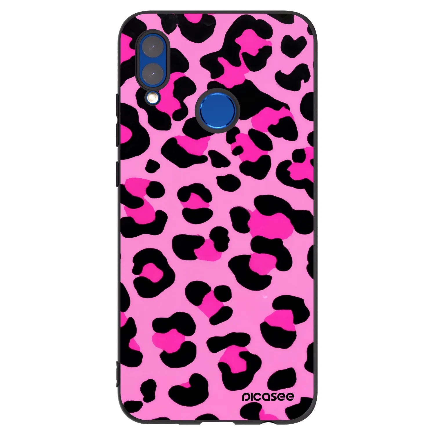 Picasee silikonski črni ovitek za Honor 10 Lite - Pink Tiger