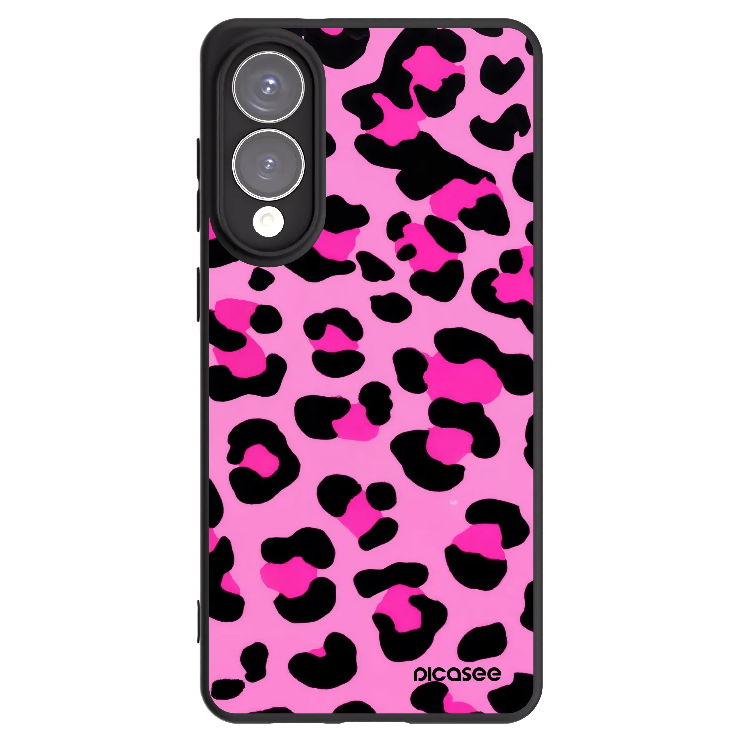 Picasee silikonski črni ovitek za Samsung Galaxy S25 Edge 5G - Pink Tiger