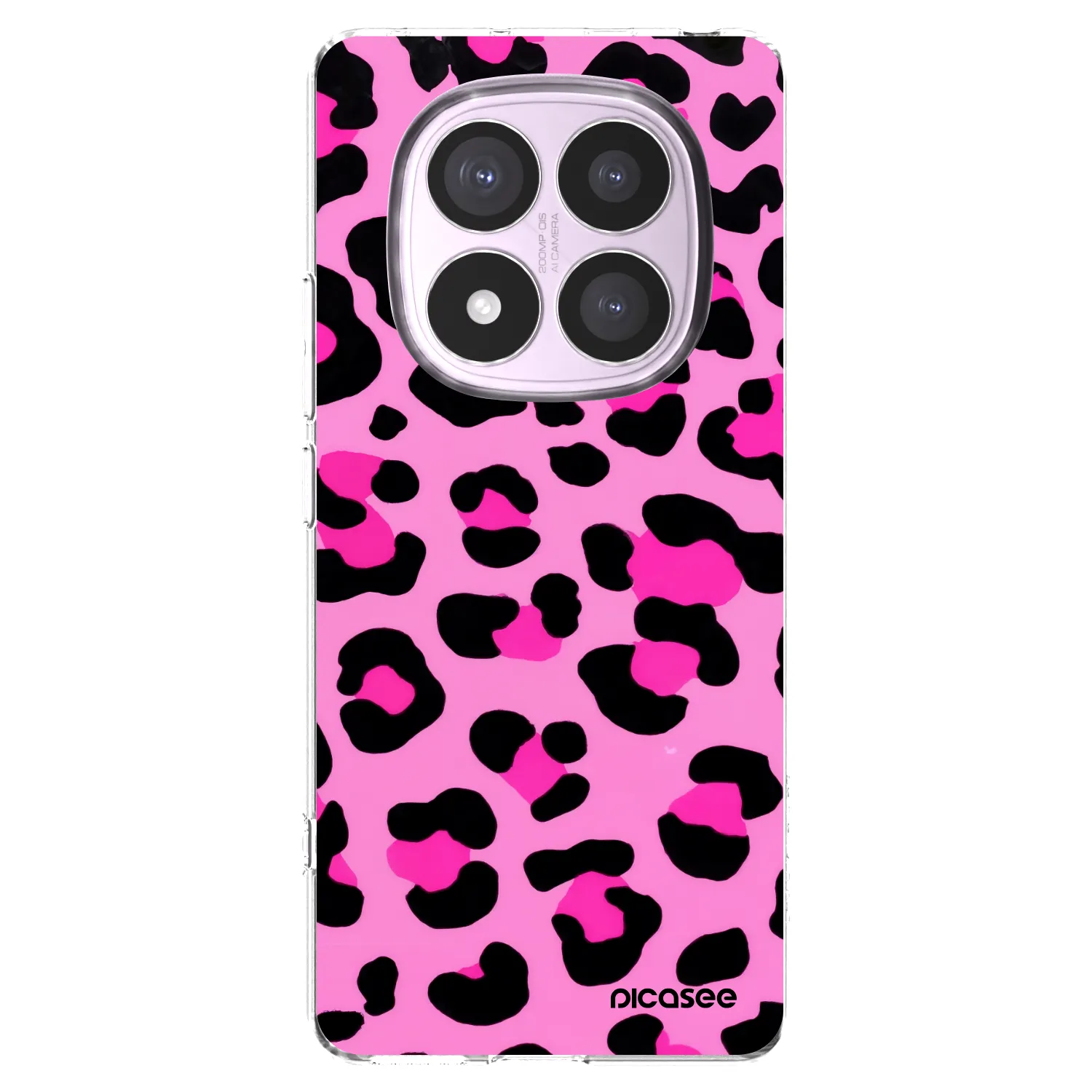 Picasee silikonski prozorni ovitek za Xiaomi Redmi Note 14 Pro 4G - Pink Tiger