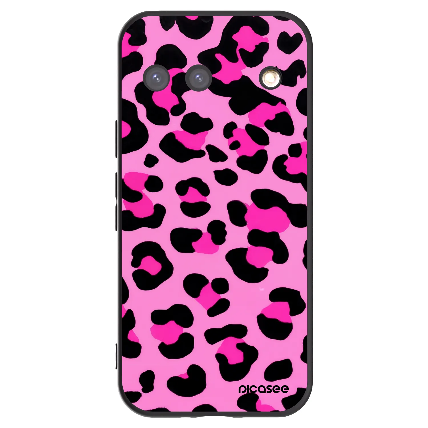 Picasee silikonski črni ovitek za Google Pixel 9 - Pink Tiger