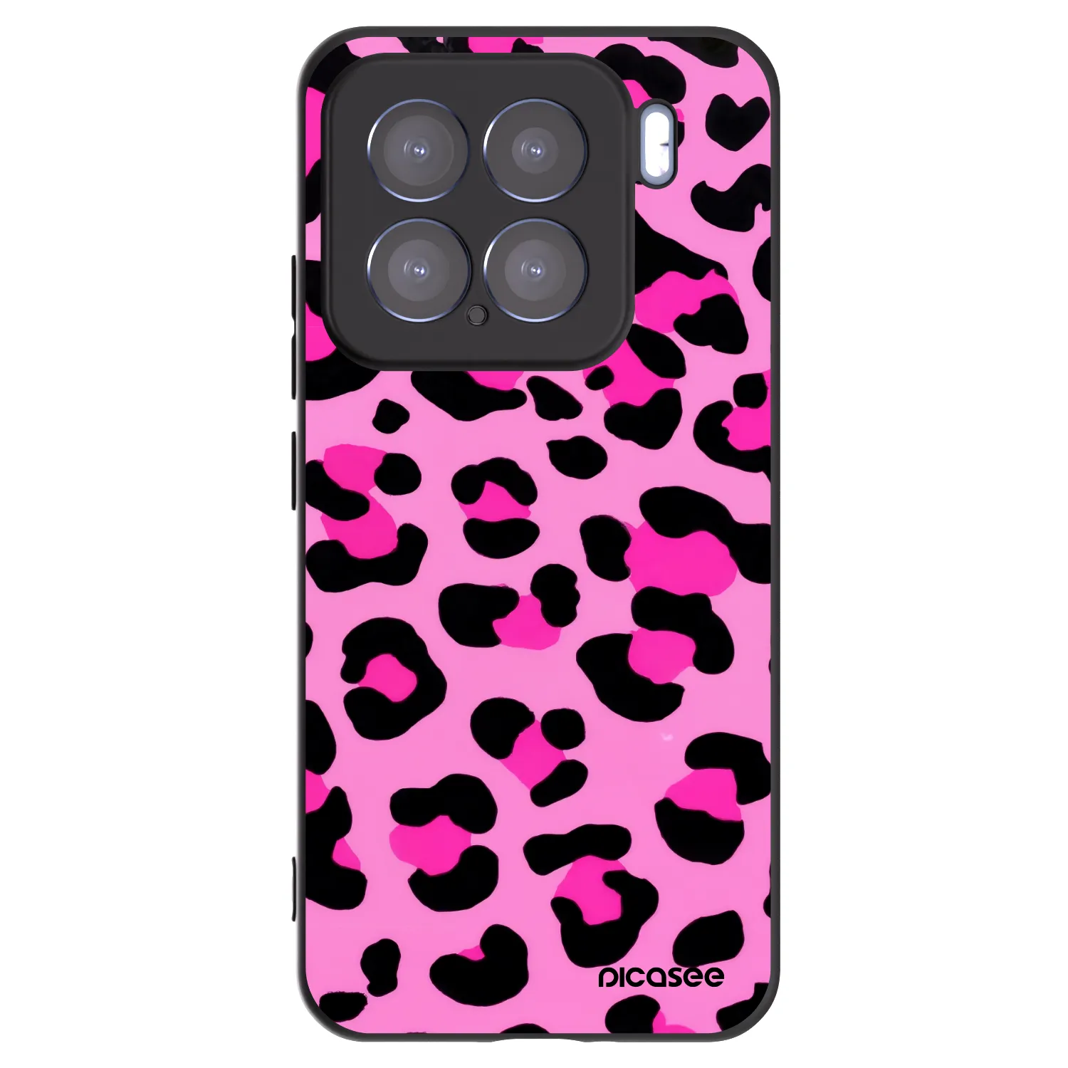 Picasee silikonski črni ovitek za Xiaomi 15 - Pink Tiger