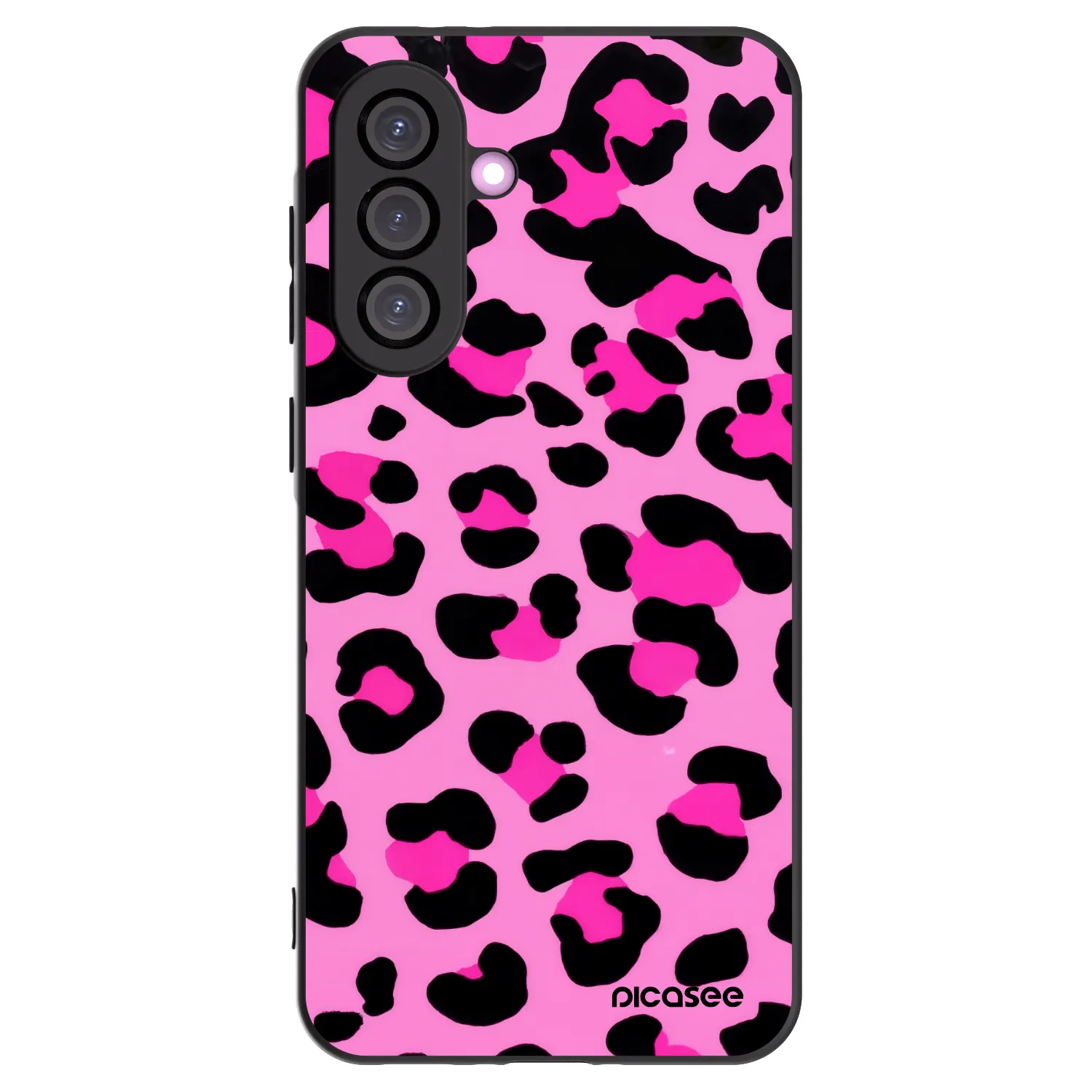 Picasee silikonski črni ovitek za Samsung Galaxy A36 5G - Pink Tiger