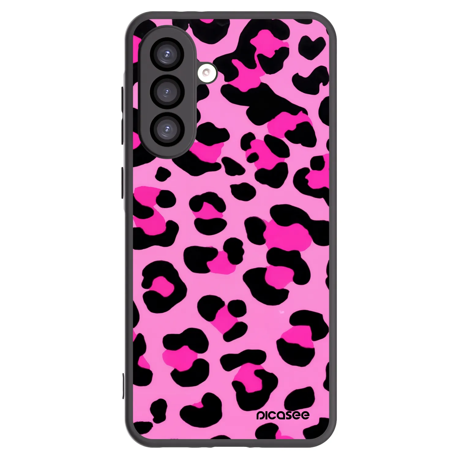 Picasee silikonski črni ovitek za Samsung Galaxy A26 5G A266B - Pink Tiger