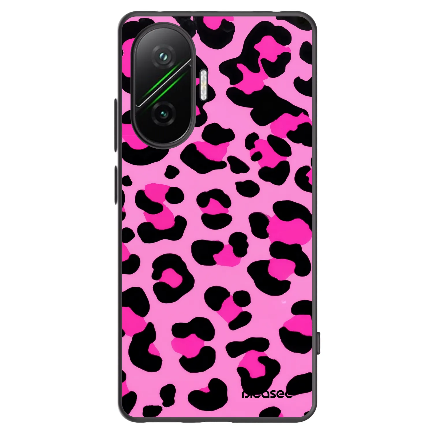 Picasee silikonski črni ovitek za Xiaomi Poco F7 Pro 5G - Pink Tiger