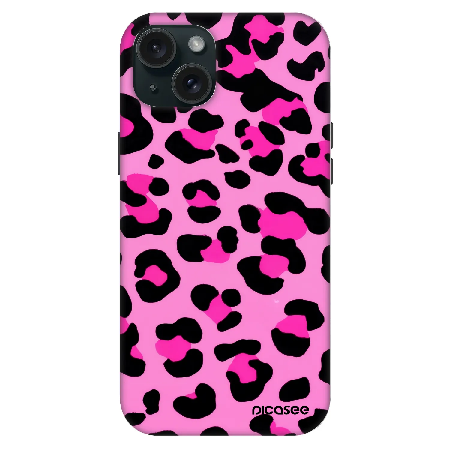 Picasee Fashion Case MagSafe za Apple iPhone 15 Plus - Pink Tiger