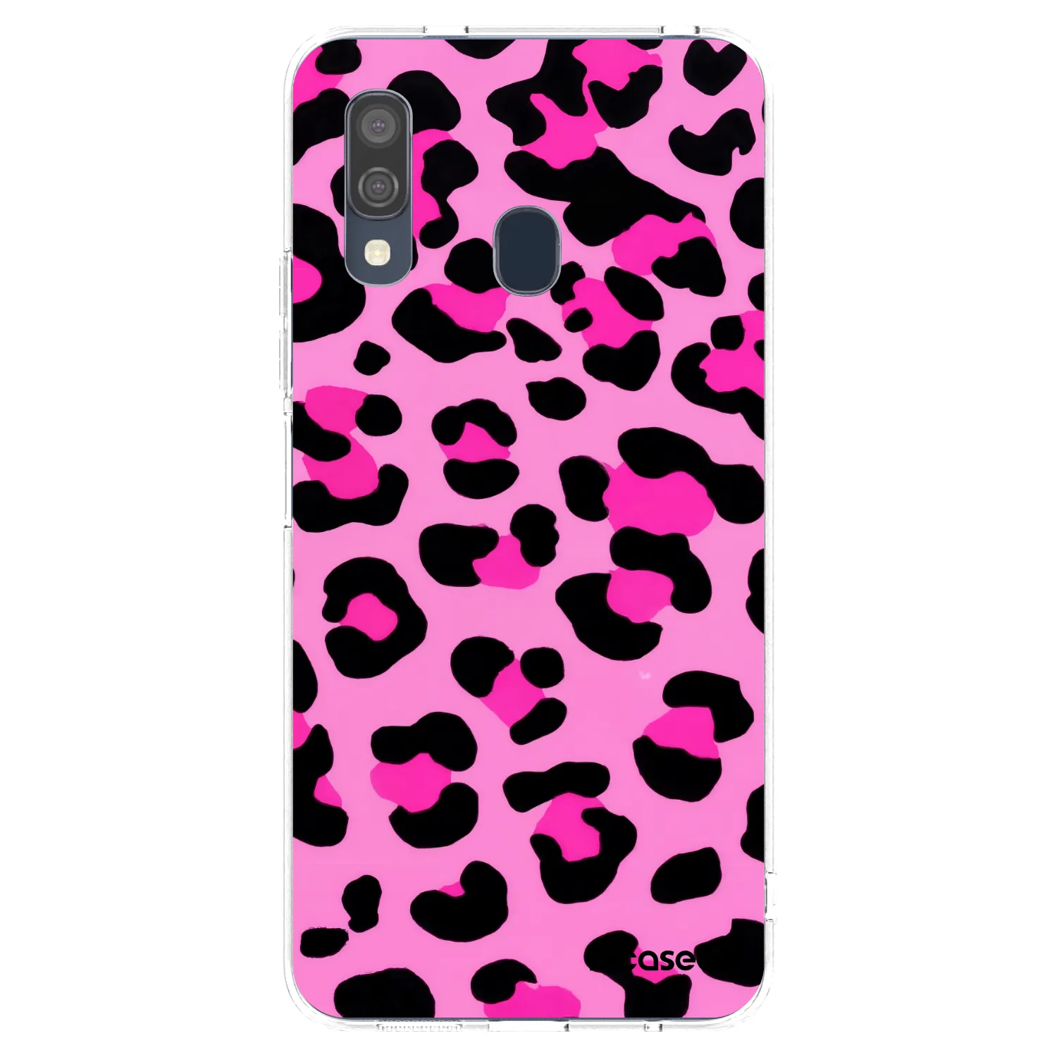 Picasee silikonski prozorni ovitek za Samsung Galaxy A40 A405F - Pink Tiger