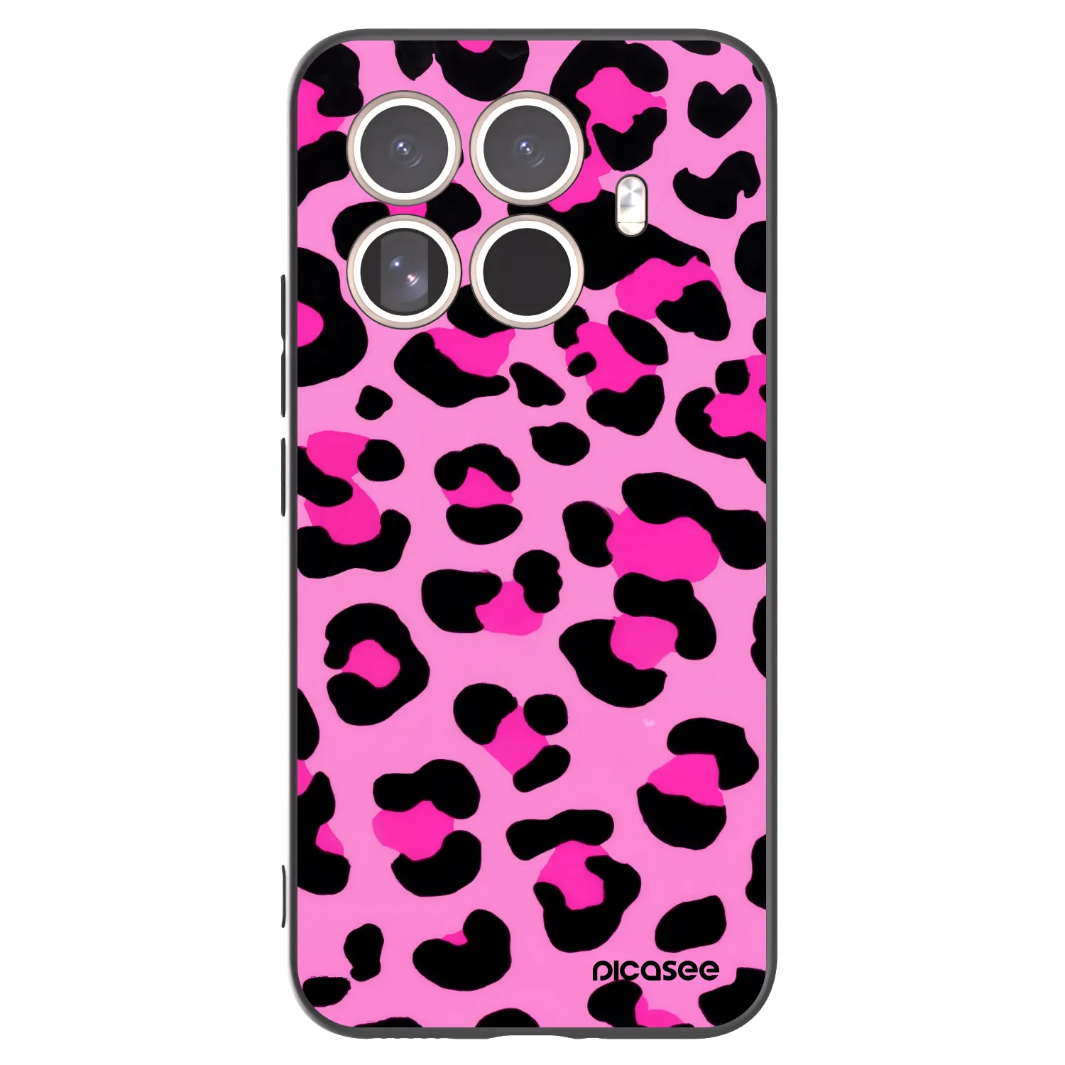 Picasee silikonski črni ovitek za Xiaomi 15T Pro - Pink Tiger