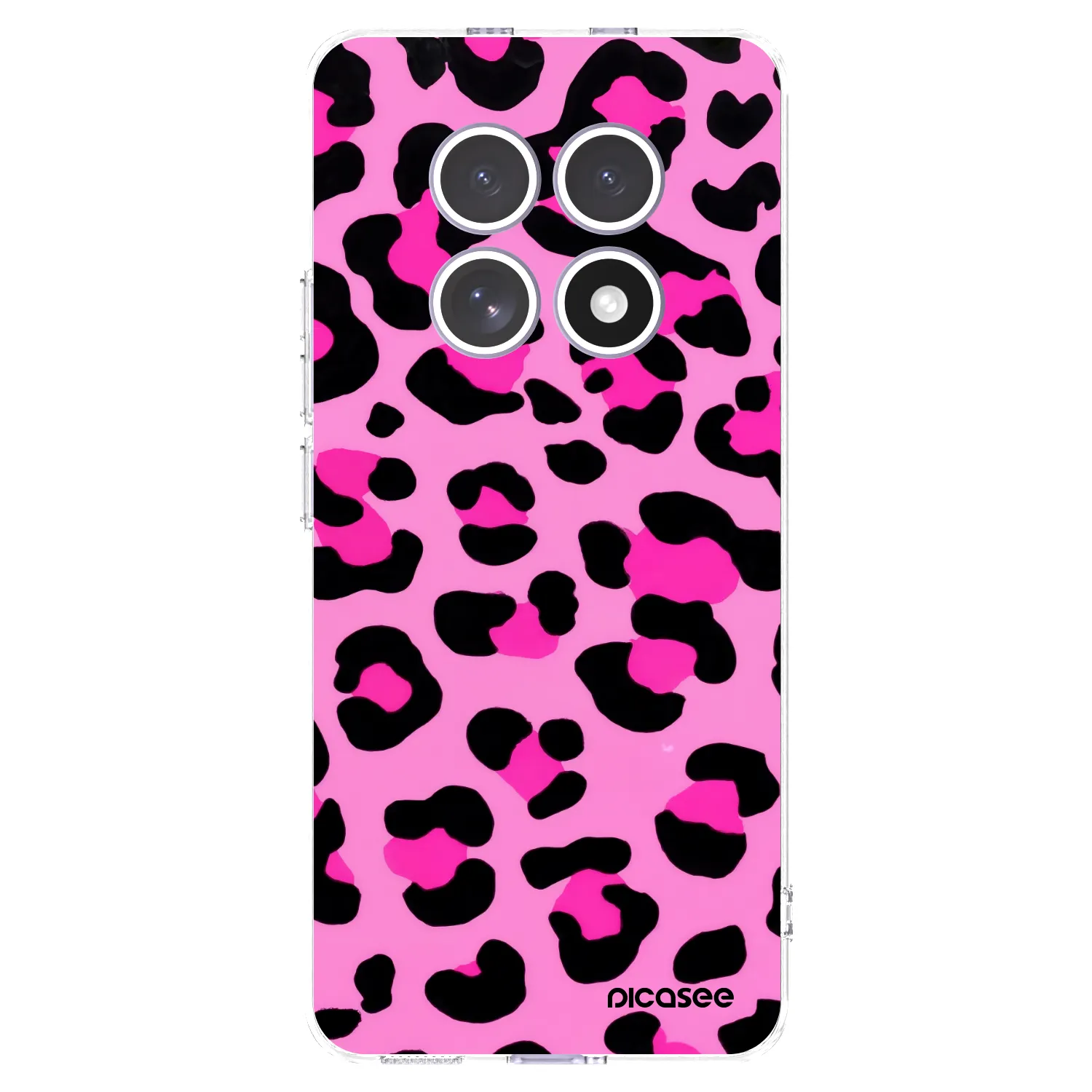 Picasee silikonski prozorni ovitek za Xiaomi Redmi Note 15 - Pink Tiger