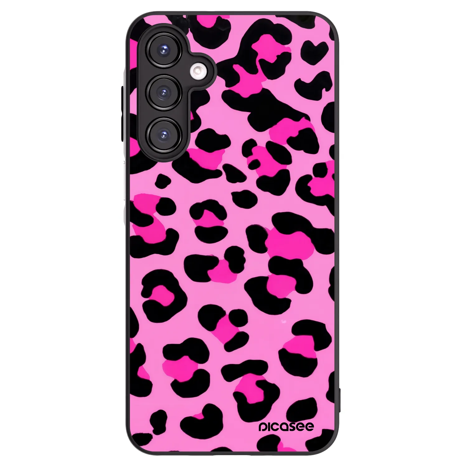 Picasee silikonski črni ovitek za Samsung Galaxy A16 4G - Pink Tiger