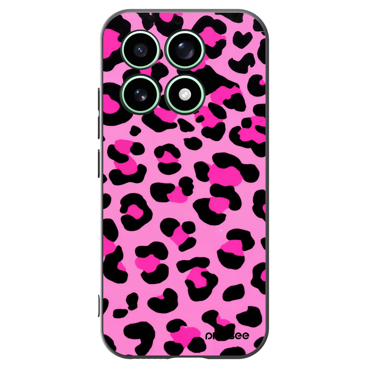 Picasee silikonski črni ovitek za Xiaomi 17 - Pink Tiger