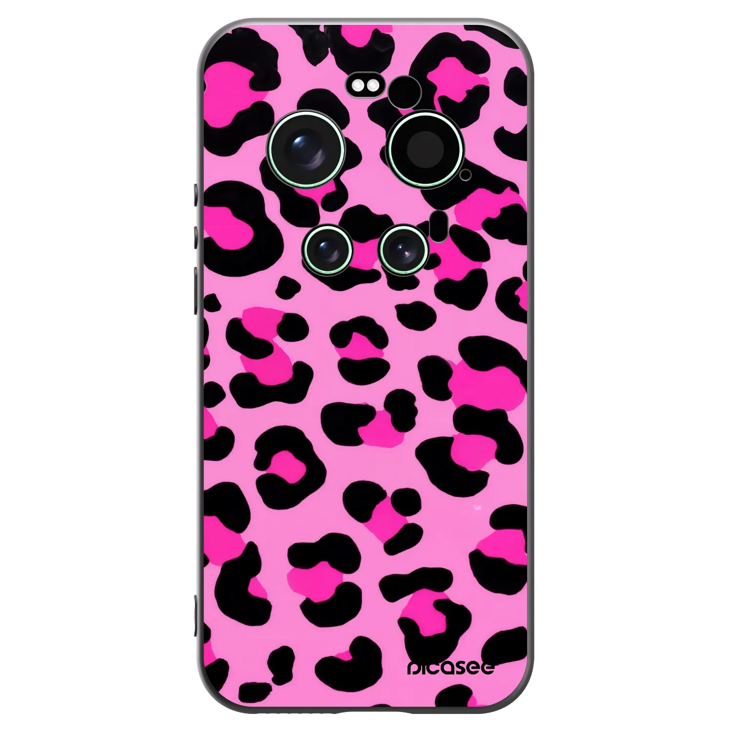 Picasee silikonski črni ovitek za Xiaomi 17 Ultra - Pink Tiger