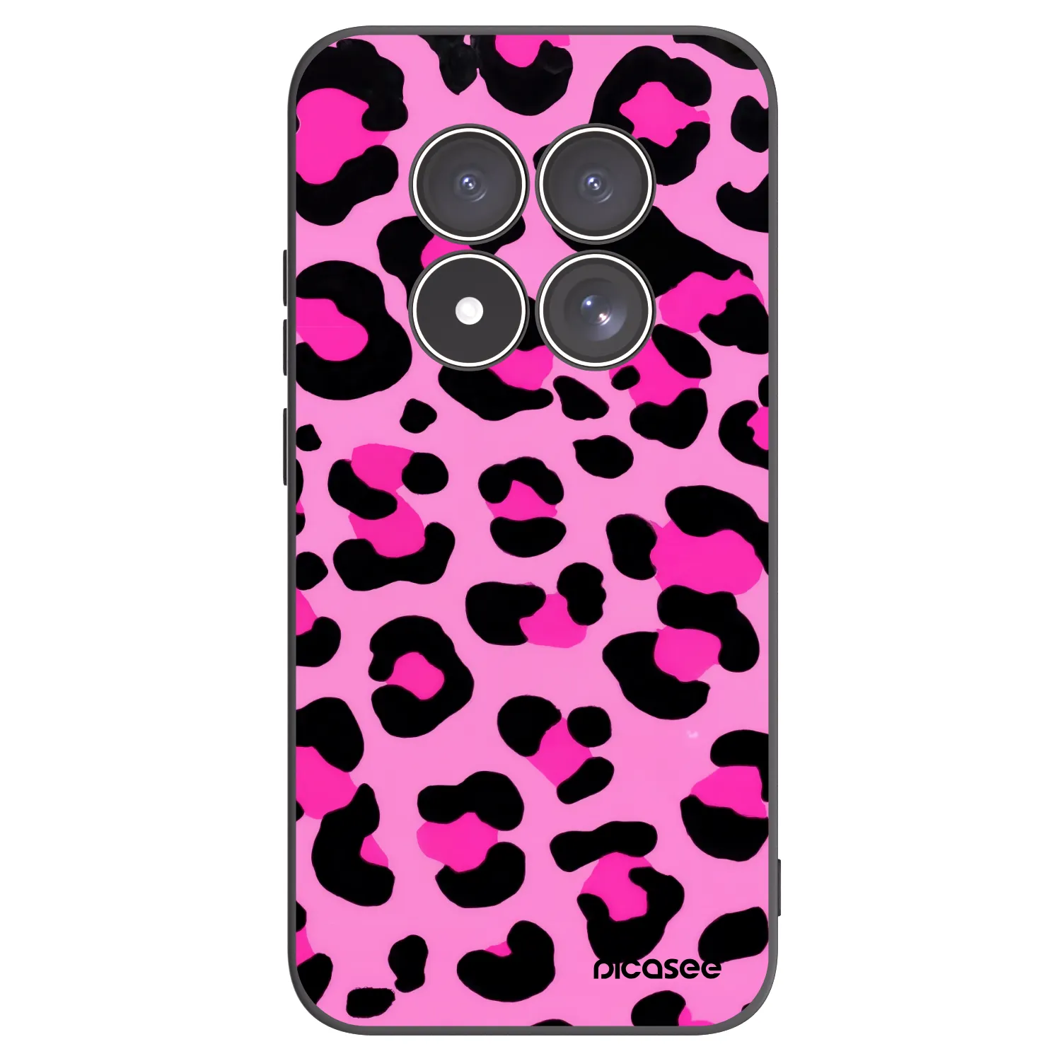 Picasee silikonski črni ovitek za Xiaomi Redmi Note 15 Pro 5G - Pink Tiger