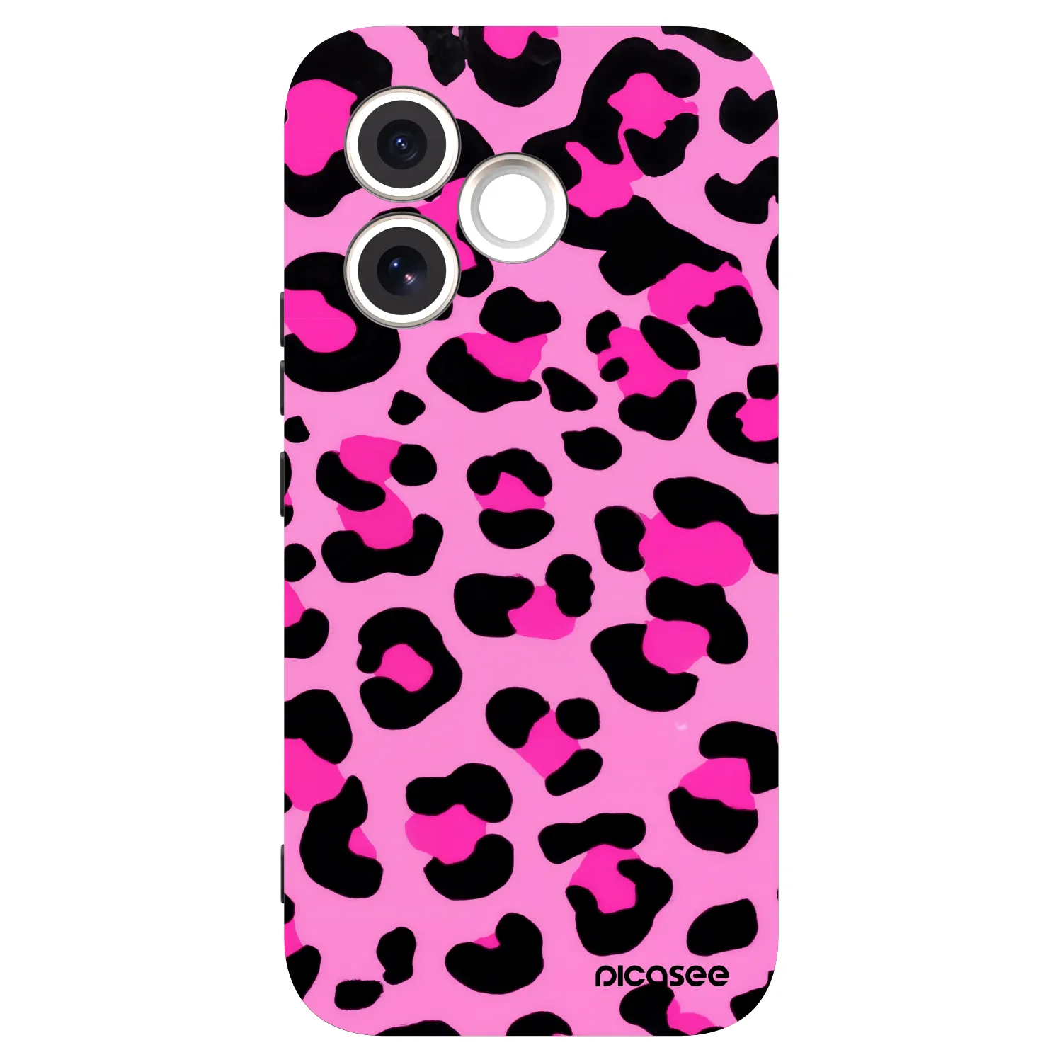 Picasee silikonski črni ovitek za Honor 600 Lite - Pink Tiger