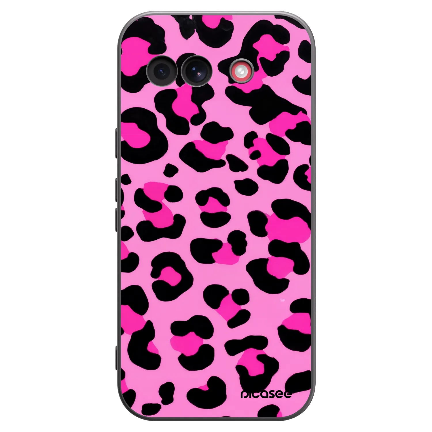 Picasee silikonski črni ovitek za Google Pixel 10a - Pink Tiger