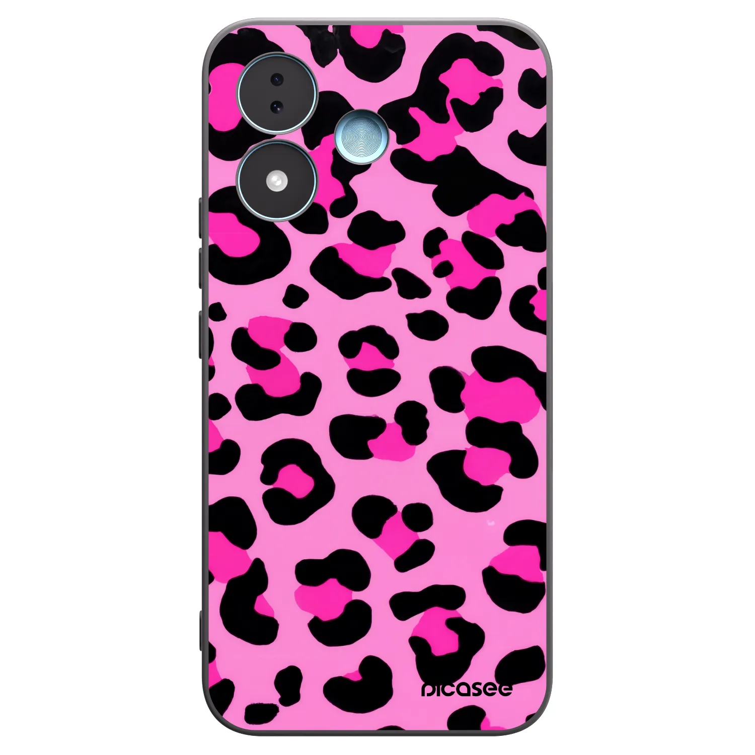 Picasee silikonski črni ovitek za Xiaomi Redmi Note 17 5G - Pink Tiger