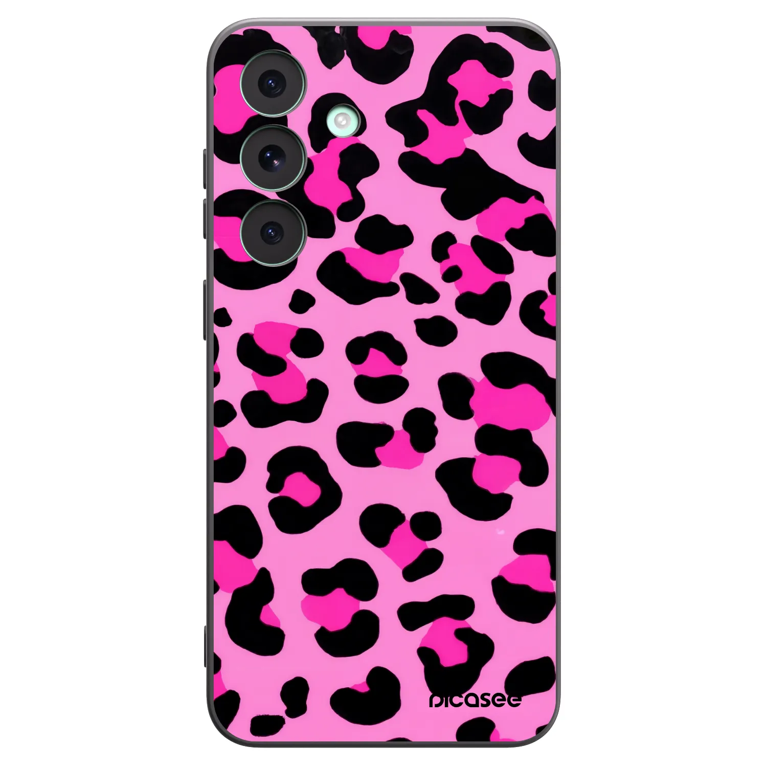 Picasee silikonski črni ovitek za Samsung Galaxy S26 FE - Pink Tiger