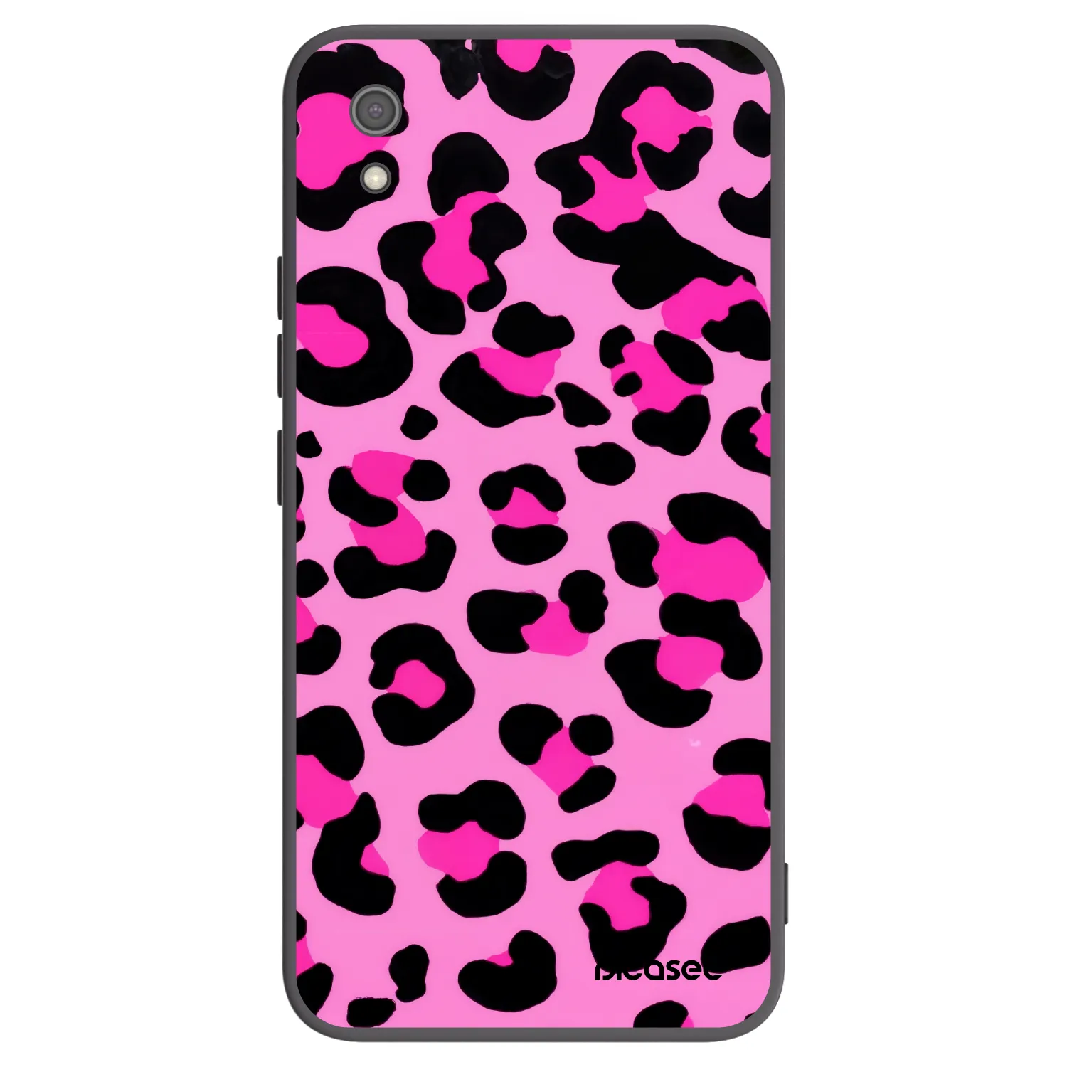 Picasee silikonski črni ovitek za Xiaomi Redmi 7A - Pink Tiger