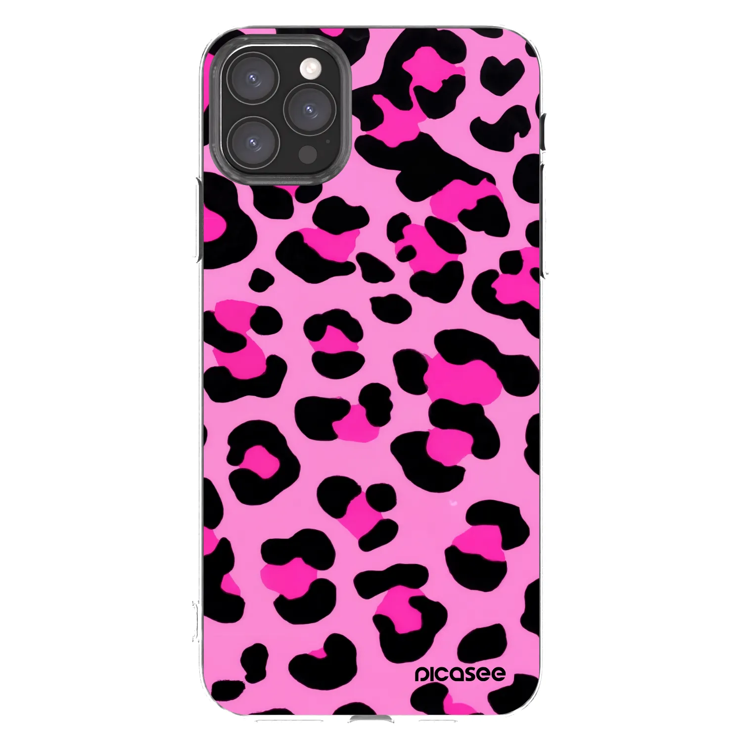 Picasee silikonski prozorni ovitek za Apple iPhone 11 Pro Max - Pink Tiger
