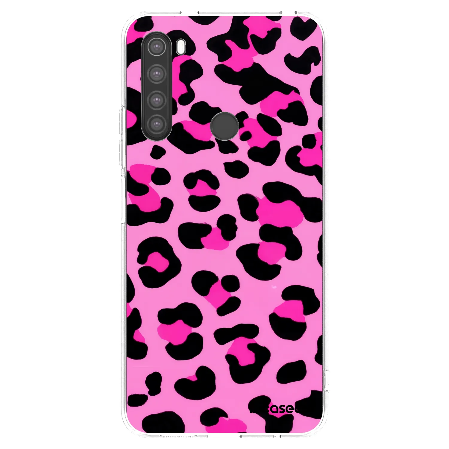 Picasee silikonski prozorni ovitek za Xiaomi Redmi Note 8 - Pink Tiger