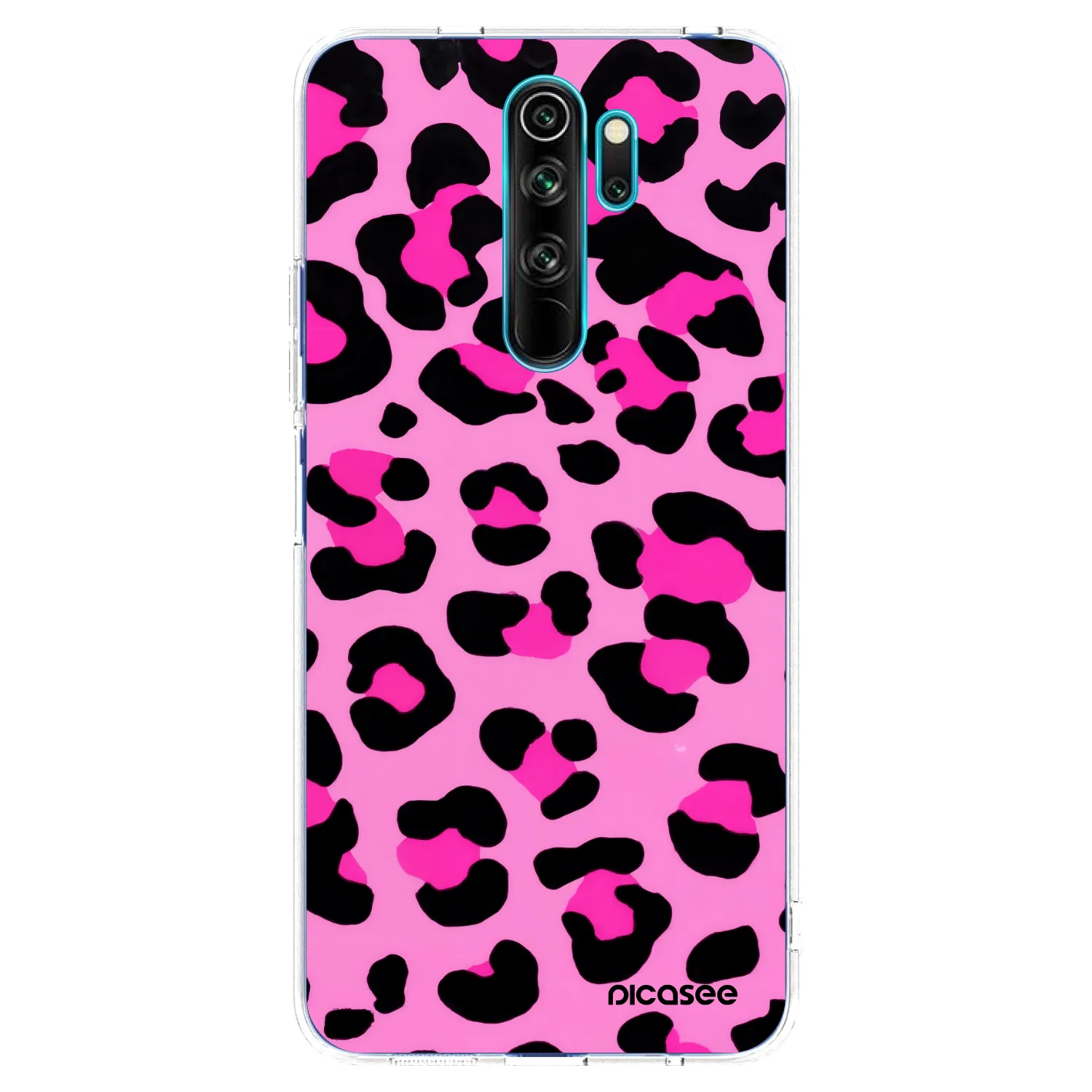 Picasee silikonski prozorni ovitek za Xiaomi Redmi Note 8 Pro - Pink Tiger