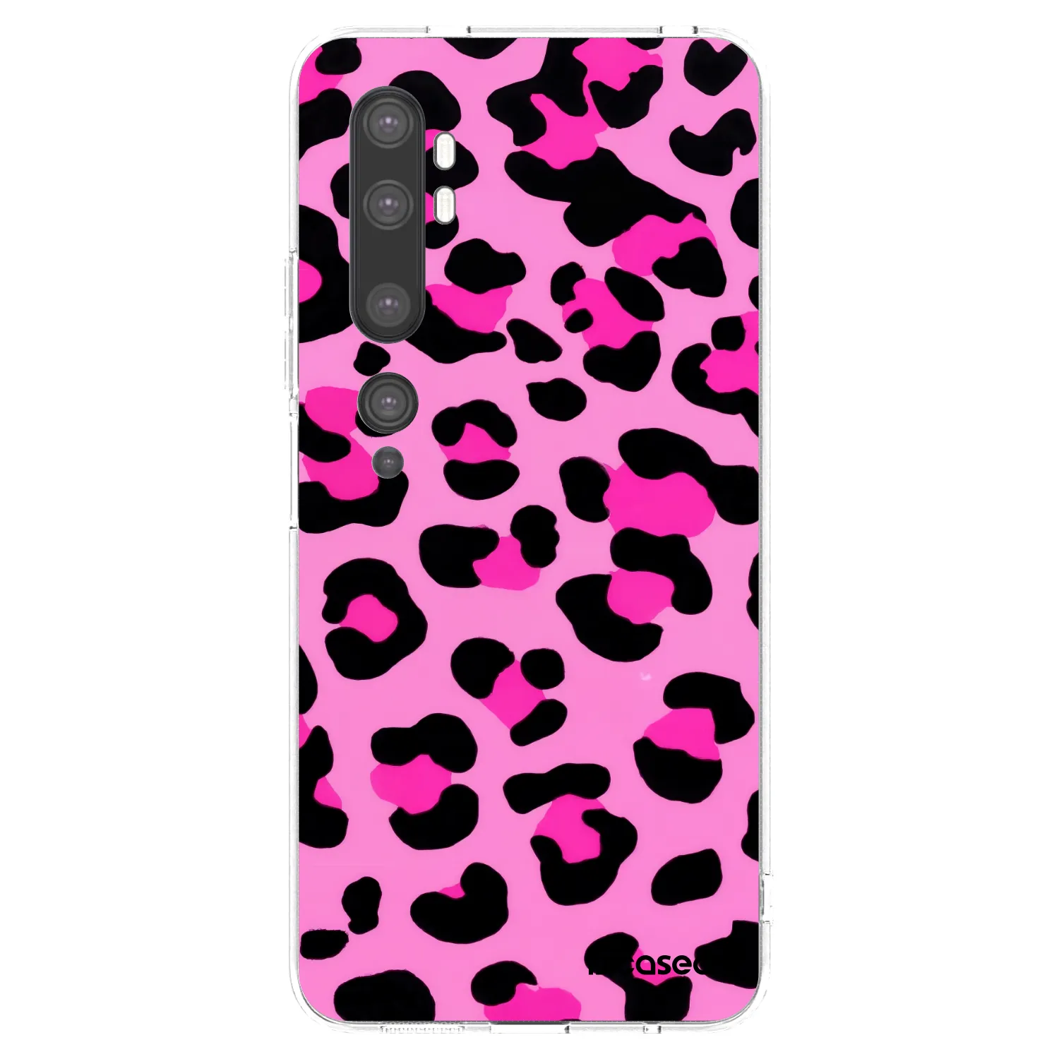 Picasee silikonski prozorni ovitek za Xiaomi Mi Note 10 (Pro) - Pink Tiger