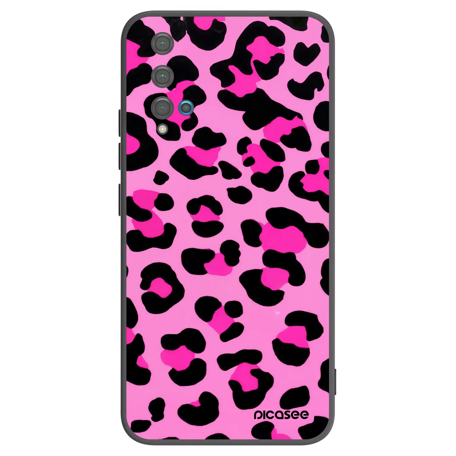 Picasee silikonski črni ovitek za Huawei Nova 5T - Pink Tiger