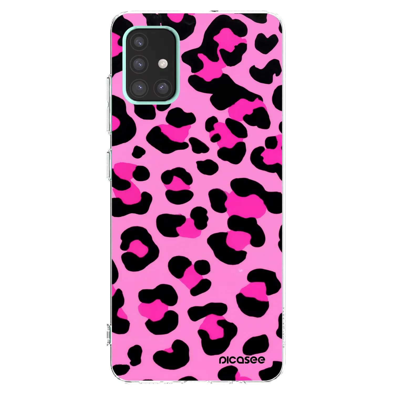 Picasee silikonski prozorni ovitek za Samsung Galaxy A51 A515F - Pink Tiger