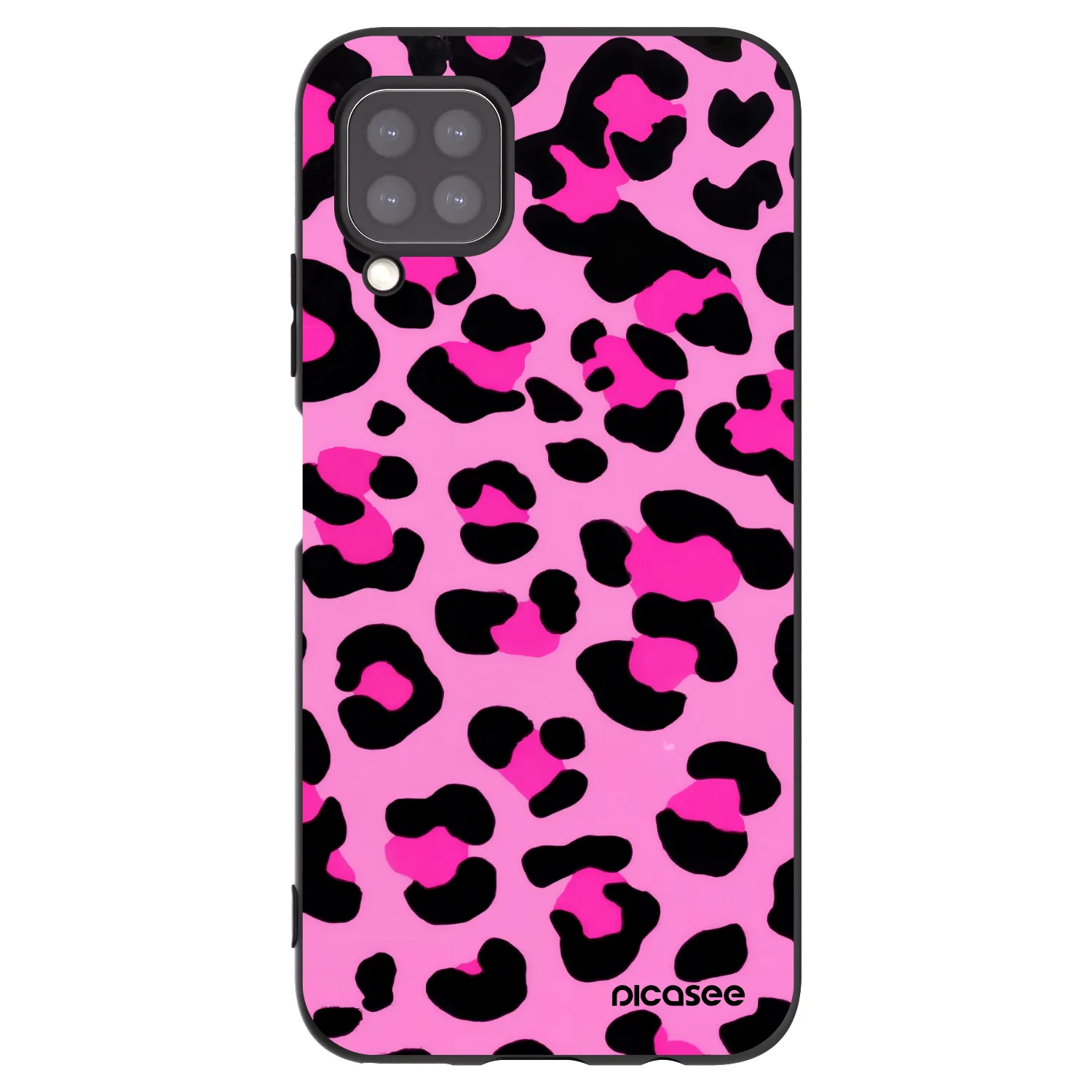 Picasee silikonski črni ovitek za Huawei P40 Lite - Pink Tiger