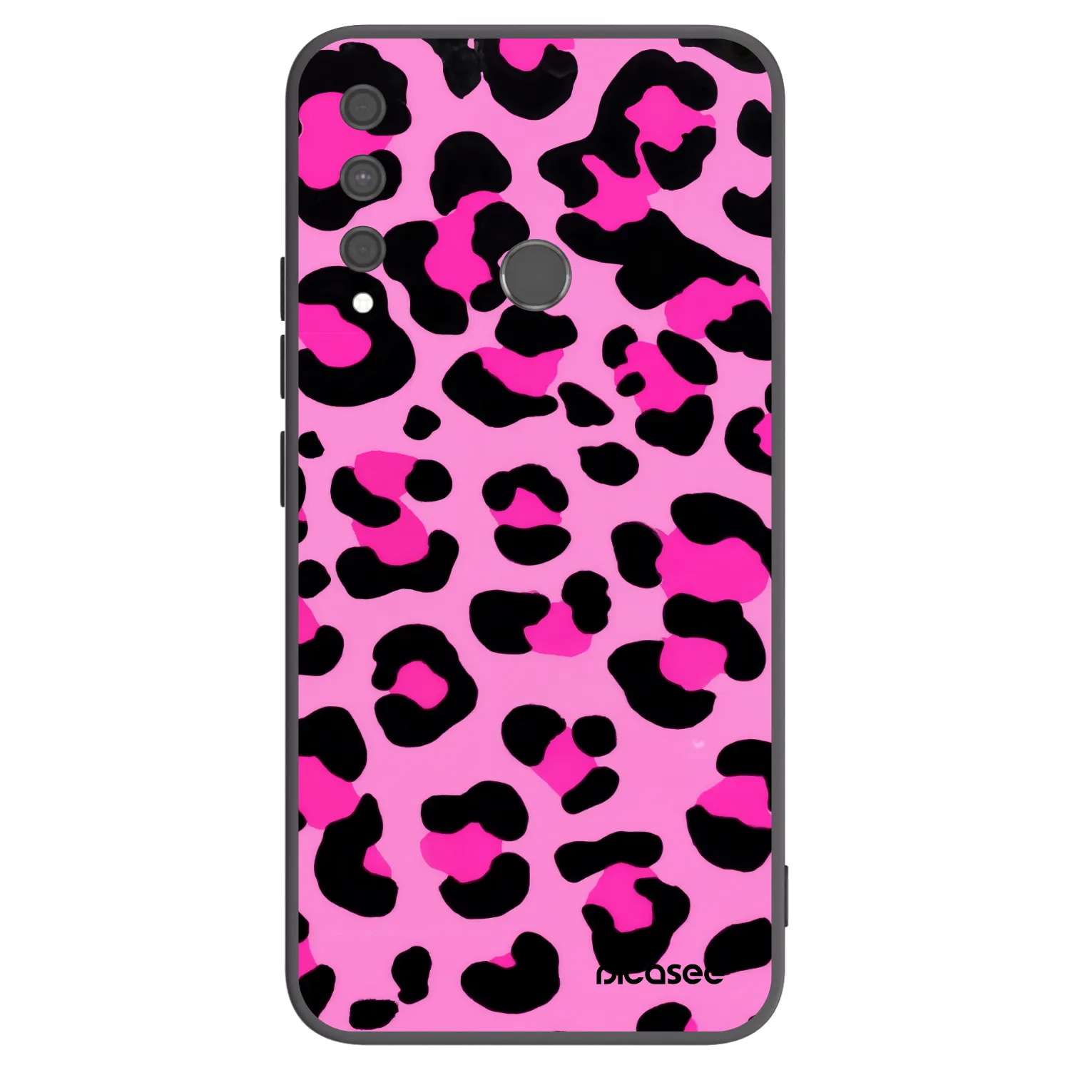 Picasee silikonski črni ovitek za Huawei P40 Lite E - Pink Tiger