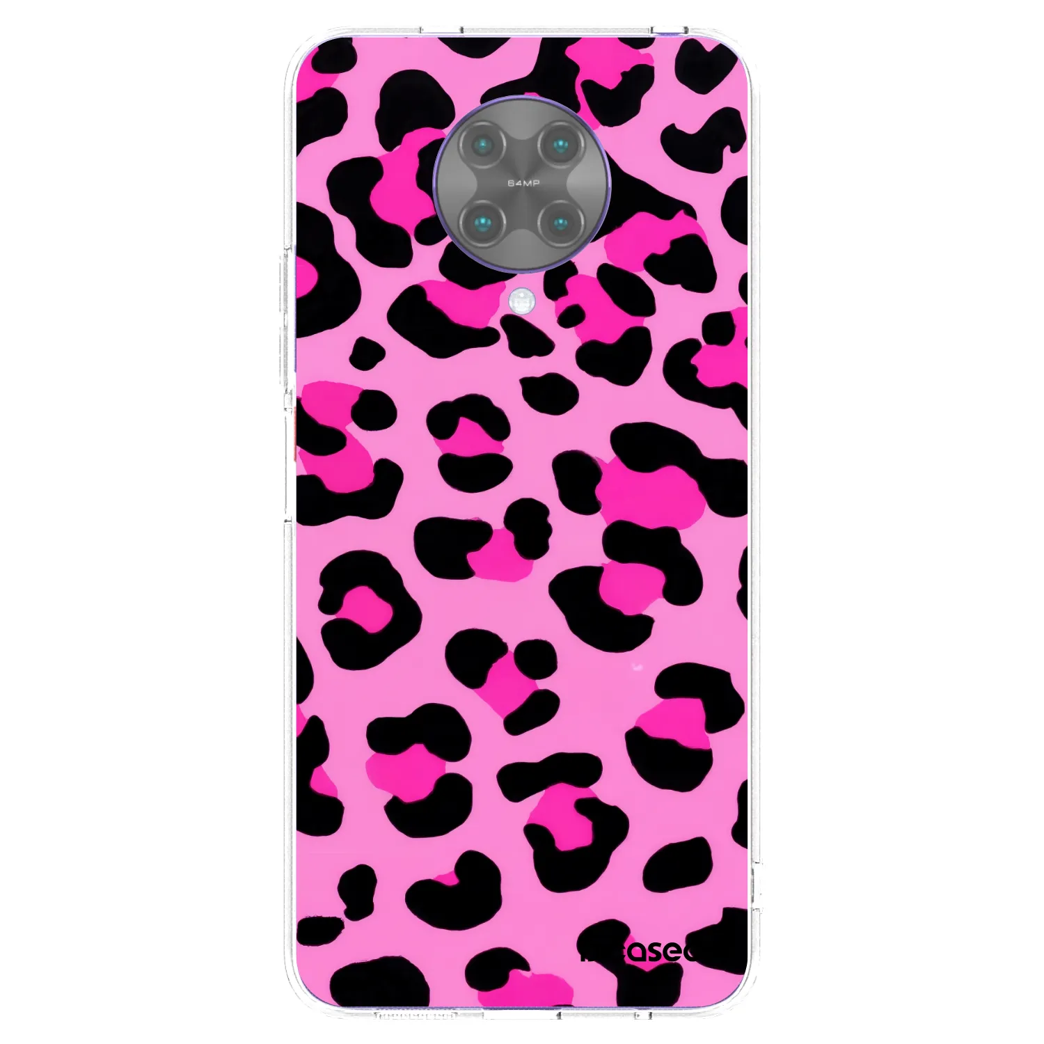 Picasee silikonski prozorni ovitek za Xiaomi Poco F2 Pro - Pink Tiger