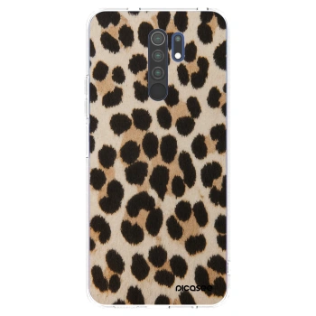 Picasee silikonski prozorni ovitek za Xiaomi Redmi 9 - Brown Tiger