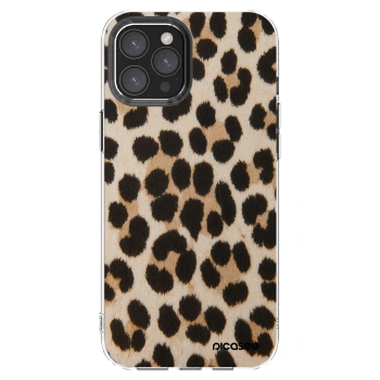 Picasee silikonski prozorni ovitek za Apple iPhone 12 Pro Max - Brown Tiger