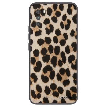 Picasee silikonski črni ovitek za Xiaomi Poco M3 - Brown Tiger