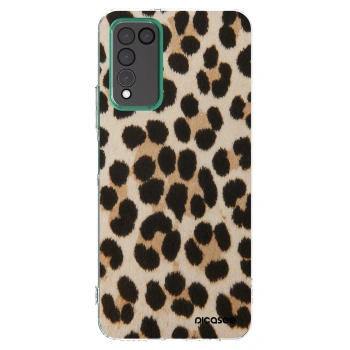 Picasee silikonski prozorni ovitek za Honor 10X Lite - Brown Tiger
