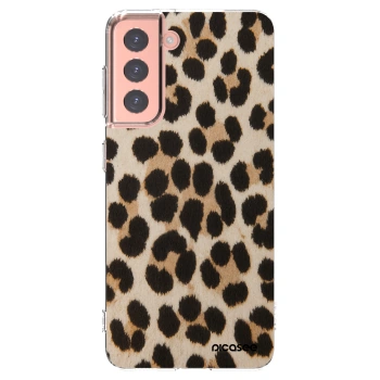 Picasee silikonski prozorni ovitek za Samsung Galaxy S21 5G G991B - Brown Tiger