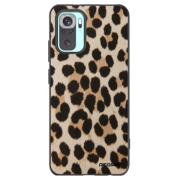 Picasee silikonski črni ovitek za Xiaomi Redmi Note 10 Pro - Brown Tiger