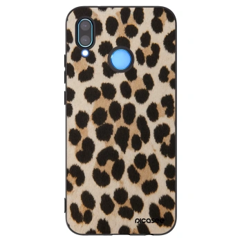 Picasee silikonski črni ovitek za Huawei P20 Lite - Brown Tiger
