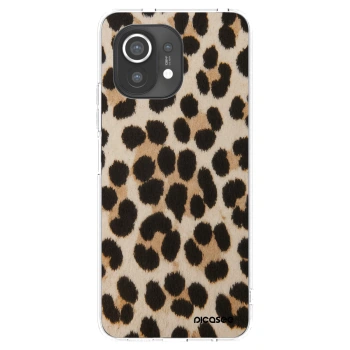 Picasee silikonski prozorni ovitek za Xiaomi Mi 11 - Brown Tiger