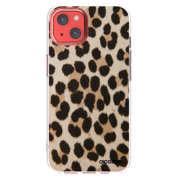 Picasee silikonski prozorni ovitek za Apple iPhone 13 - Brown Tiger