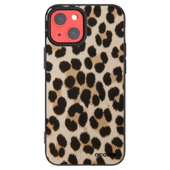 Picasee silikonski črni ovitek za Apple iPhone 13 mini - Brown Tiger