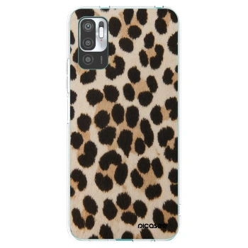 Picasee silikonski prozorni ovitek za Xiaomi Redmi Note 10 5G - Brown Tiger
