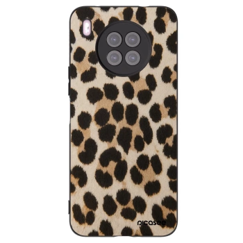 Picasee silikonski črni ovitek za Huawei Nova 8i - Brown Tiger